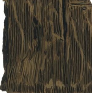 J Peterman Company size 48 Corduroy pants in dark  brown.